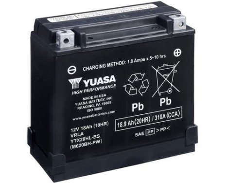 Yuasa YTX20HL-BS-PW battery