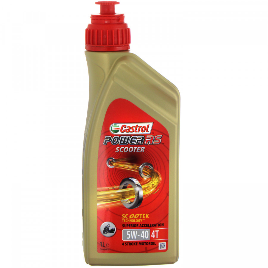 Castrol Power RS Scooter oil 4T 5W40 1litre 155BBB Winparts.eu