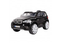 Batteri Bil BMW X5 svart med fjärrkontroll