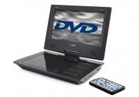 Lecteur DVD portable avec moniteur 9 "et batterie intégrée