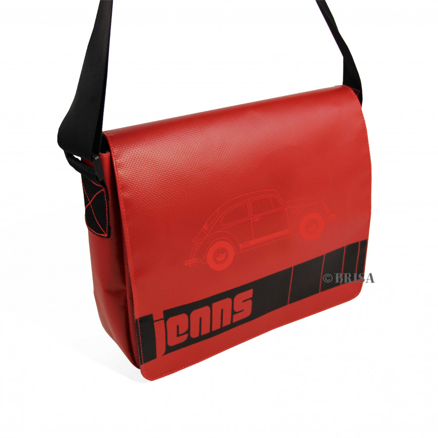 Tarpaulin BRISA VW Collection avec doublure en Jeans Sac de messager de plan de camion r/ésistant Volkswagen Coccinelle Voiture Beetle Sac /à bandouli/ère///à main Sacoche pour ordinateur