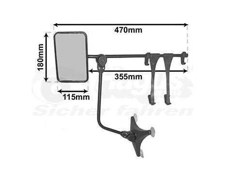 Rétroviseur extérieur HAGUS, Image 2