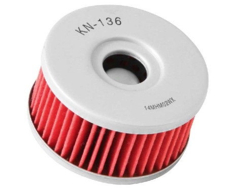 Cartouche de moto de filtre à huile K&N (KN-136)