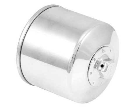 K&N Filtre à huile Moto, vissé chromé (KN-172C)