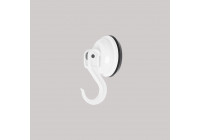 Crochet de suspension à ventouse blanc 4kg set de 2 pièces