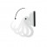 Crochet de suspension à ventouse blanc 4kg set de 2 pièces, Vignette 3