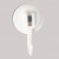 Crochet suspendu à ventouse blanc 6kg set de 2 pièces, Vignette 2