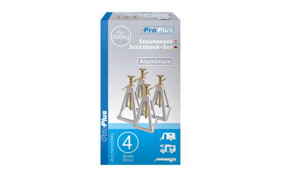 Ensemble de supports d'essieu ProPlus 4 pièces en aluminium, Image 6