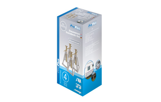 Ensemble de supports d'essieu ProPlus 4 pièces en aluminium, Image 7
