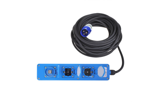 Prise CEE 3 voies 20M (2xSchuko + 1x2-USB), Image 2