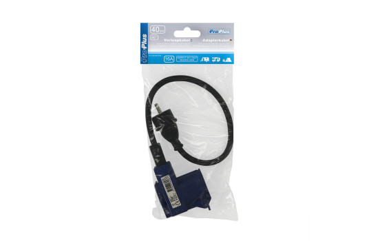 Verloopkabel 40cm de la prise Schuko à la prise CEE à angle droit + prise Schuko, Image 6
