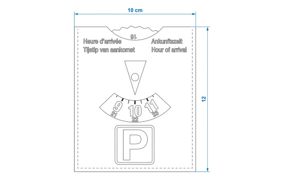 Parkeerschijf in polybag, Image 6