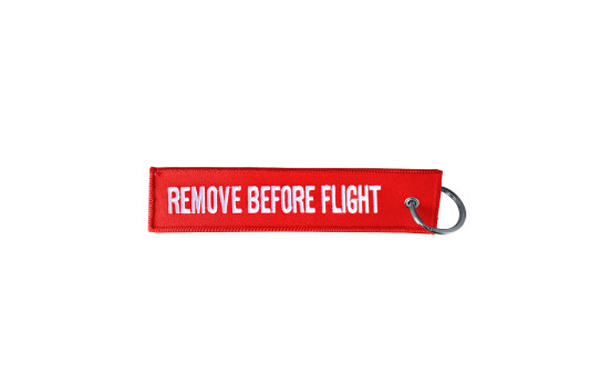 Simoni Racing Sleutelhanger - Remove Before Flight - Rood, Image 2