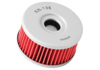 Cartouche de moto de filtre à huile K&N (KN-136)