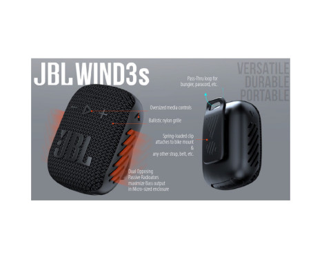 Enceinte Bluetooth portable JBL Wind 3S, Image 7