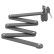 Antivol pliable 85cm 5,5x19cm + Support, Vignette 4