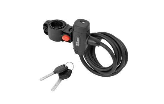 Serrure à spirale avec support