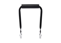 Simson-021897 Dossier avec coussin en vinyle Noir