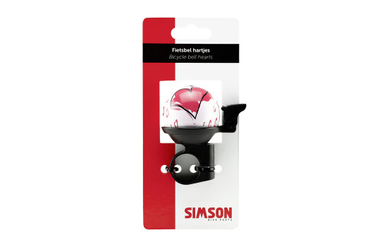 Simson Cloche de vélo Coeurs, Image 3