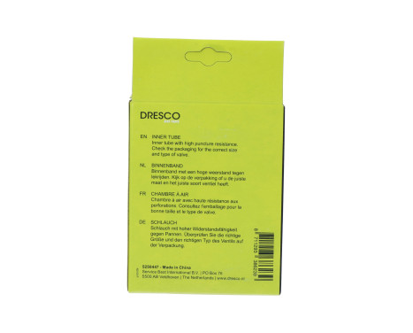 Chambre à air Dresco 16 x1.75-2.50 (47/62-305) Dunlop 40mm