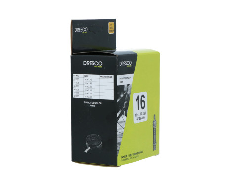 Chambre à air Dresco 16 x1.75-2.50 (47/62-305) Dunlop 40mm, Image 6