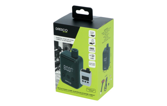 Pompe à vélo électrique compacte Dresco 7,4 V/45 W, Image 5