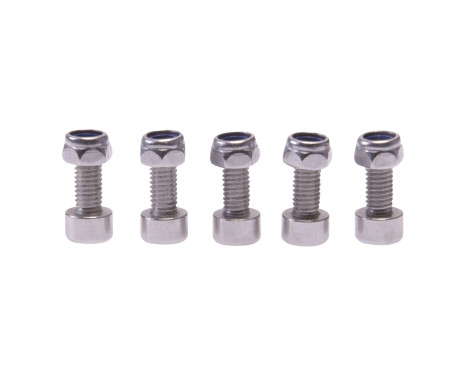 Boulon Allen Simson M5 x12 + contre-écrou inox
