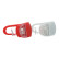 Ensemble d'éclairage à piles LED Dresco, silicone blanc et rouge, Vignette 7