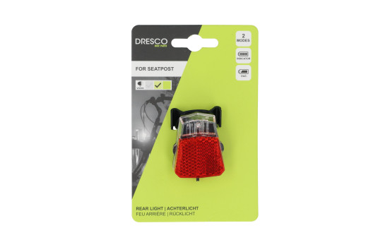 Feu arrière à batterie LED Dresco Sprint tige de selle, Image 5