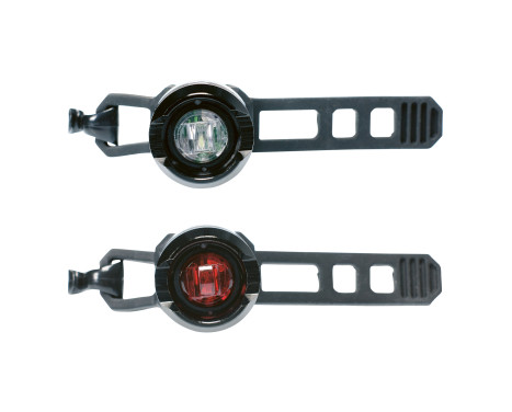 Jeu de LED à batterie Simson 'Bullet', 1 LED, 2,5 Lux/1,5 Lux