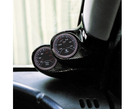 RGM A-Pillarmount Right - 2x 52mm - Renault Clio III 1998-2005 - Aspect carbone, Image 2