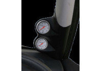 RGM A-Pillarmount Right - 2x 52mm - Seat Ibiza / Cordoba 6K2 1999-2002 - Noir (ABS)