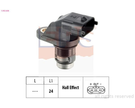 Capteur, position d'arbre à cames Made in Italy - OE Equivalent 1.953.438 EPS Facet