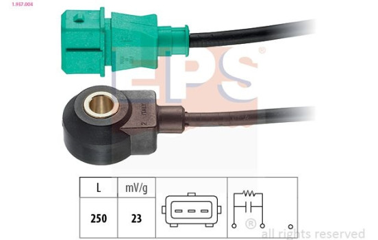 Capteur de cognement Made in Italy - OE Equivalent 1.957.004 EPS Facet