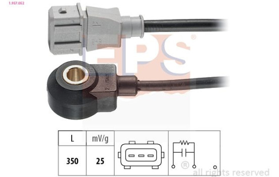 Capteur de cognement Made in Italy - OE Equivalent 1.957.052 EPS Facet