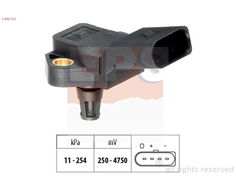 Capteur de pression, servofrein Made in Italy - OE Equivalent 1.993.112 EPS Facet