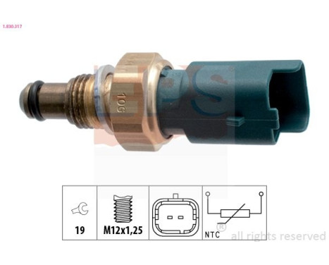 Capteur, température de carburant Made in Italy - OE Equivalent 1830317 EPS Facet