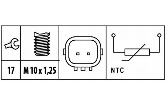 Interrupteur de température, ventilateur de radiateur, Image 2