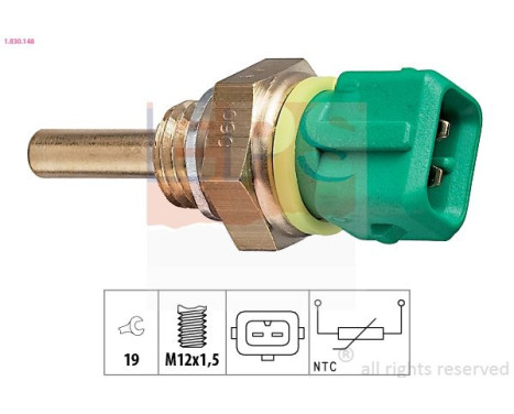 Sonde de température, liquide de refroidissement Made in Italy - OE Equivalent 1.830.148 EPS Facet