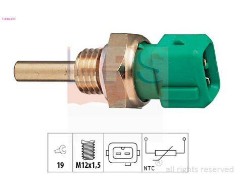 Sonde de température, liquide de refroidissement Made in Italy - OE Equivalent 1.830.211 EPS Facet