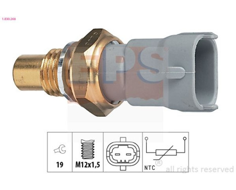 Sonde de température, liquide de refroidissement Made in Italy - OE Equivalent 1.830.268 EPS Facet
