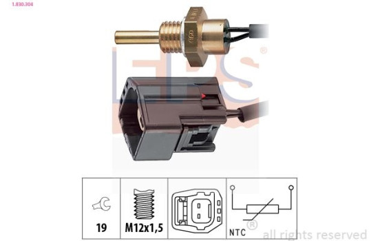 Sonde de température, liquide de refroidissement Made in Italy - OE Equivalent 1.830.304 EPS Facet