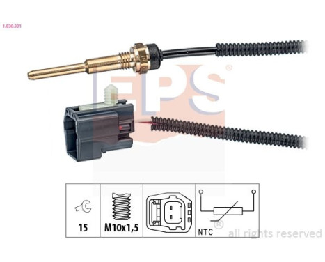 Sonde de température, liquide de refroidissement Made in Italy - OE Equivalent 1.830.331 EPS Facet