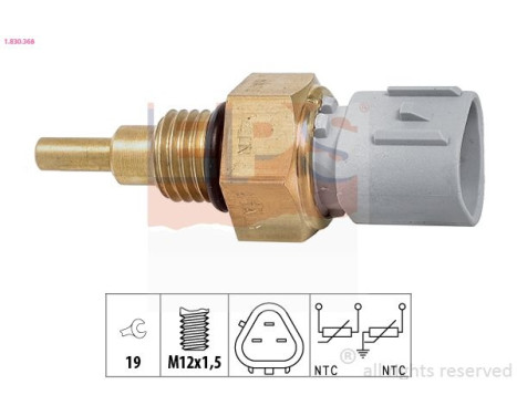Sonde de température, liquide de refroidissement Made in Italy - OE Equivalent 1.830.368 EPS Facet