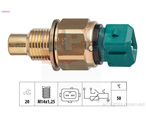 Sonde de température, liquide de refroidissement Made in Italy - OE Equivalent 1.830.554 EPS Facet