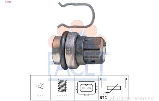 Sonde de température, liquide de refroidissement Made in Italy - OE Equivalent 7.3086 Facet