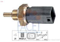 Sonde de température, liquide de refroidissement Made in Italy - OE Equivalent 7.3252 Facet
