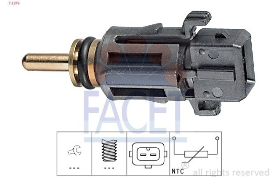 Sonde de température, liquide de refroidissement Made in Italy - OE Equivalent 7.3279 Facet