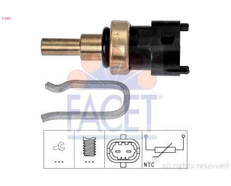 Sonde de température, liquide de refroidissement Made in Italy - OE Equivalent 7.3357 Facet