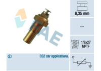 Sonde de température, liquide de refroidissement